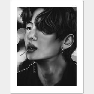 kim taehyung Posters and Art